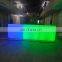 Flashing Color Changing Nightclub Wine Illuminated Led Bar Counter Table Haute Bar Curve Colorful Bar Furniture Set