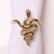 Wholesale High Quality Plated Gold Snake Shaped Napkin ring