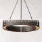 Retro Luxury Round Tier Living Room Decoration Brass Chandelier  Kitchen Bedroom Ceiling Pendant Lights