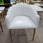 New Arrival Gold Stainless Steel Leisure Chair Restaurant Leisure Chair Wedding Chair For Home Hotel Wedding