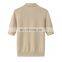 High Quality Women's Knitted Cashmere Pullover Sweater Polo Neck Solid Pattern Formal Style Button Spring OEM Service Available