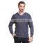 Men's Stylish Merino Wool V-Neck Pullover Sweater Thick Winter Jumper with Solid Color Knitted Weave