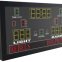 Electronic scoreboard for basketball games