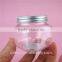 4oz 90ml square plastic clear pet jar for sale