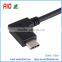 Right Angle Reversible USB 3.1 Type C Male to USB 3.0 Female OTG Data Connector Cable Adapter