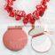 girls makeup lighting led pocket cosmetic mirror