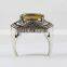 Classy Citrine 925 Sterling Silver Ring, Silver Jewellery India, Gemstone Silver Jewellery