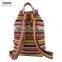 Aztec tribal pattern with jacquard fabric for backpack