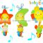 Babyfans Baby Stroller Plush Music Hanging Stuffed Plush Baby Toys