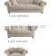 new products design French style modern sofa set 1+2+3
