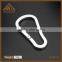 Fashion metal silver color carabiner hook