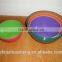 Plastic Salad Bowl Set of 4 with Colorful Lids