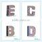 30mm Slide Letter K Jewelry Rings