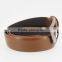 2015 New Designer Man Fashion Brown Genuine Leather Belt for Jeans