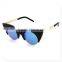 Half Frame Round AC Material Lence Polarized UV 400 Approved Sunglasses