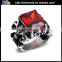 Fashion cheap mens titanium 316L stainless steel men's diamond ring