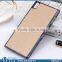  Express Hot Sale PC Back Cover for Sony Z3 Case, Chrome Leather Case for Xperia Z3
