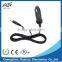 Europe car market cigarette lighter plug to dc plug cable