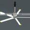 24FT(7.3M) HVLS fans Five magnalium blades Large Ceiling Fan Industrial giant ceiling stand fan