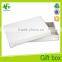 White paperboard shirt packaging box