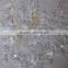 Beaded lace motif /rhinestone applique/embroidery bridal lace manufacture/