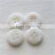 Fashion custom white resin button four holes white button for coat
