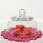 Glass lid cover for covering foods fruits