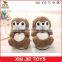 purchasing brown indoor slippers ICTI plush slippers factory hot selling ladies winter indoor plush slippers