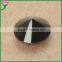 factory price 6mm Machine cut round black cubic zirconia