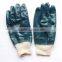 Deltaplus oilproof nitrile cotton jersey lining fully coated safety gloves