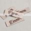 Diagonal sleeve label and clothing weaving tag for Feather cotton