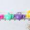Cute girls bracelet hairgrips set plastic candy flower bangle jewelry set