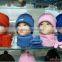 Kids Cute Polar Fleece Hat Scarf And Glove Set With Good Embroidery