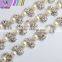 Bling Bling Fashion latest Fancy Rhinestone Cup Chian For Garments,bags,shoes decorations YSC08