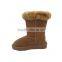 Winter half-calf women sheepskin snow boot