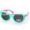 Lovely OEM frame cute girls custom logo retro kids sunglasses