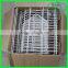 Tiered basket stand mesh stacking supermarket display shelving
