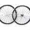 700C Carbon alloy clincher 38mmx20.5mm bicycle wheelset with Novatec A291SB F482 hub and Sapim cx-ray spokes