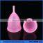 Feminine Hygiene 100% medical grade silicone menstrual cup
