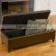 Decorative Bonded Leather Storage Long Bench OT -779