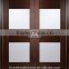 Front interior double doors design with two leaf 8 glass ( S4-1013 )