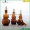 unique shape essential oil glass bottle , dropper glass bottle