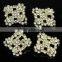 Fashional Shank Golden Rhinestone Button for apparel RNK182J