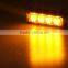 ECE R65, E9 MARK LED Strobe Lightheads/LED Security Flash Strobe Light /Dash Light /Grille Light (SR-LS-LD-4T),1W LED,Super-Thin