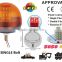 E-MARK SMD Flash Warning Light, ECE MARK 5050 SMD Warning Beacon (SR-BL-506S-6) Single Bolt Mount LED Beacons, 3 Functions