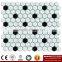 IMARK China Supplier Matt White Hexagon Ceramic Mosaic Tile/Decorative Bathroom Tile