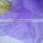 100% polyester crystal organza from JiaXing ShengRong,China