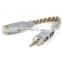ZY HIFI Cable HIFI Nvwa copper-silver top P to S ER4 Impedance Cable ZY-031 10CM cable