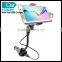 Long Neck Mobile Cell Phone Car Mount Holder With Dual USB 2.1A Charger