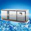 1000L double glass doors PPGI dynamic cooling system upright supermarket refrigeration equipment